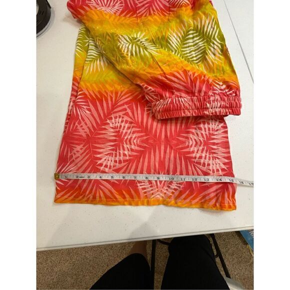 Ashley Stewart 22/24 lined beach pants multicolored NWT - Picture 8 of 8
